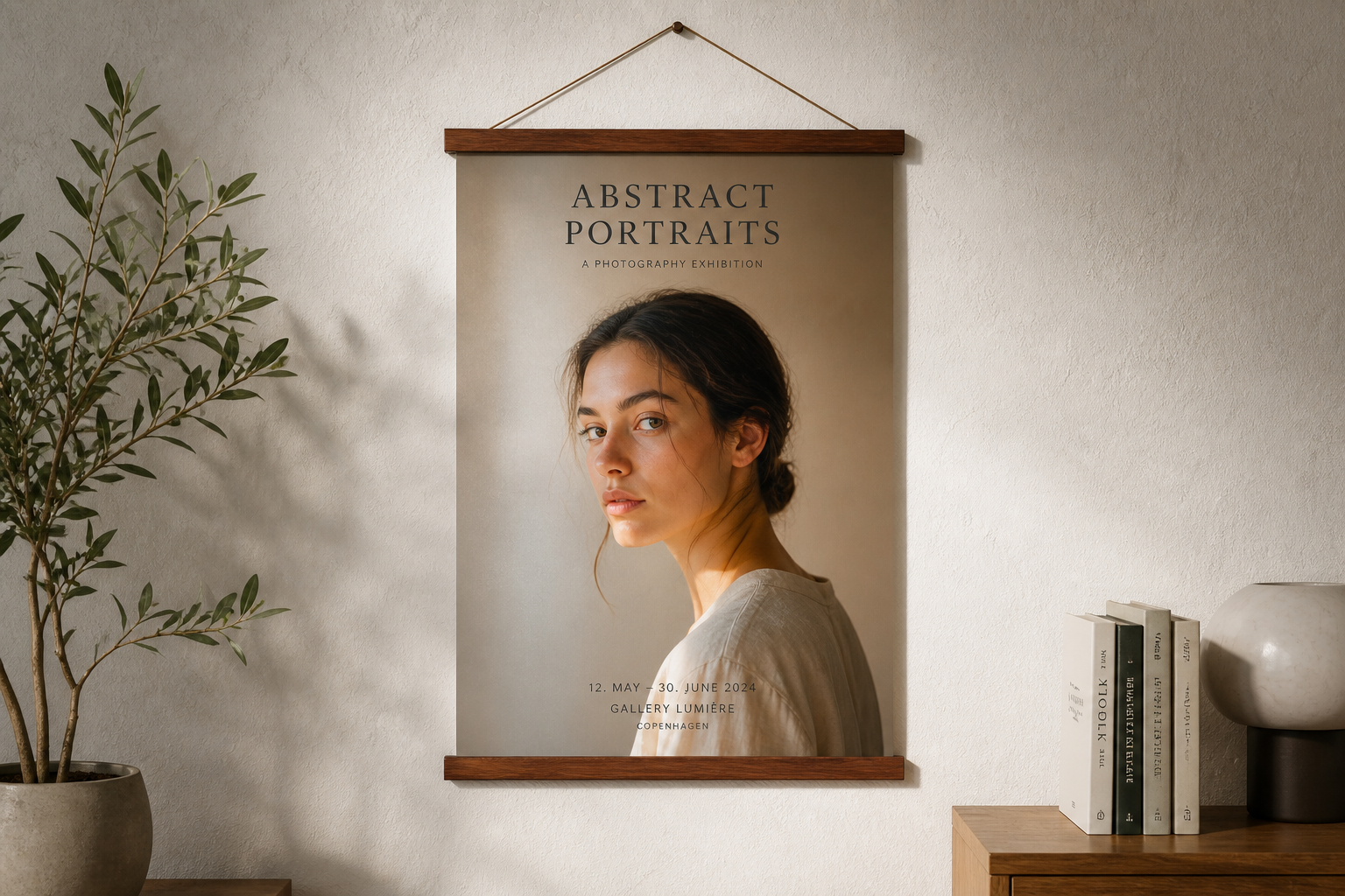 plakat wydrukowany na polmatowy papierze