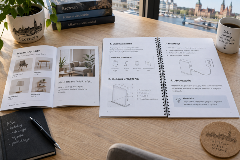 Porównanie formatu A5 w oprawie zeszytowej ze zszywkami i formatu A4 w oprawie spiralowanej. Porównanie formatu A5 w oprawie zeszytowej ze zszywkami i formatu A4 w oprawie spiralowanej.