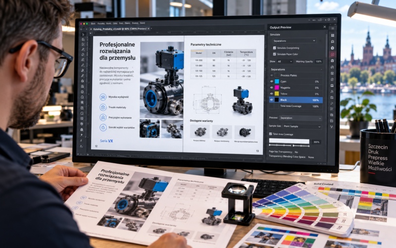 Weryfikacja podglądu rozbarwień CMYK i czystości czarnego tekstu w oprogramowaniu diagnostycznym PDF. Weryfikacja podglądu rozbarwień CMYK i czystości czarnego tekstu w oprogramowaniu diagnostycznym PDF.