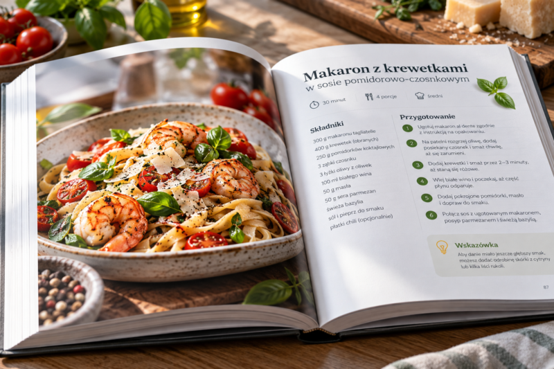 Druk poradnika z kolorowymi zdjęciami na papierze kredowym matowym